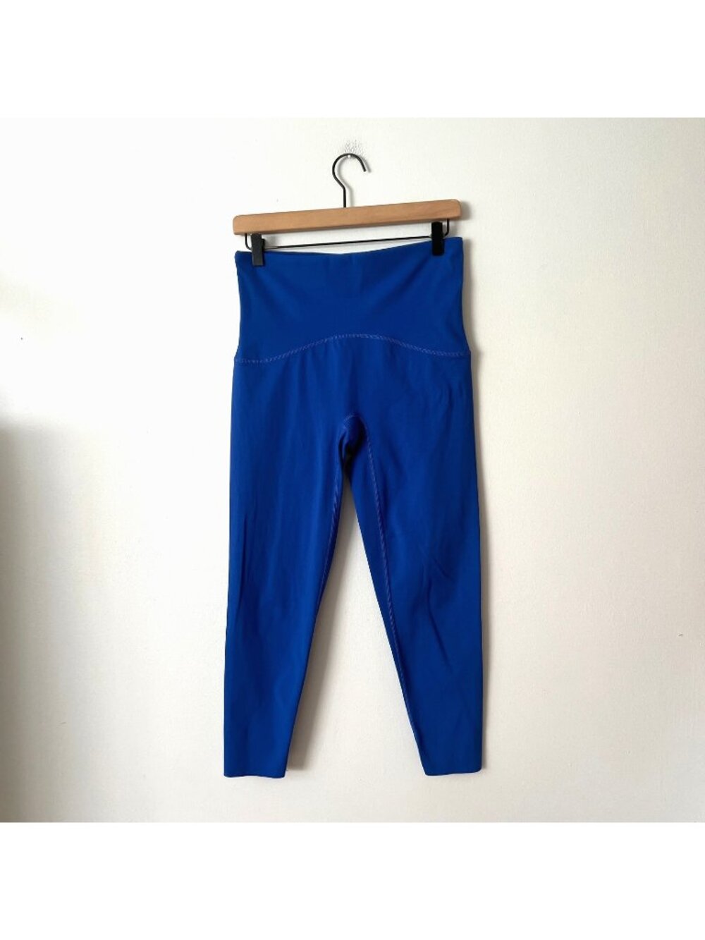 SPANX Booty Boost Active 7/8 High Rise Blue Leggings Women's Size Large